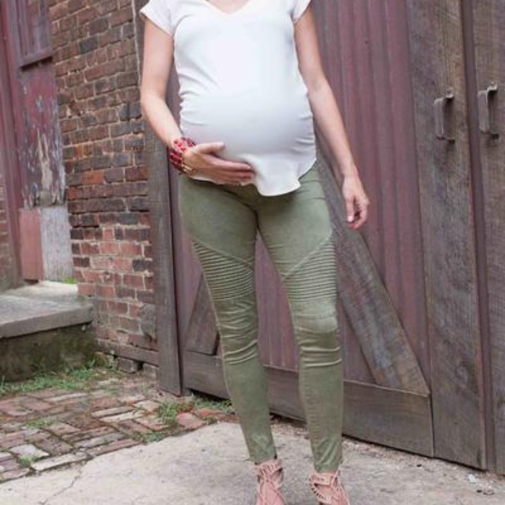 Preggo Leggings Maternity Leggings SMALL